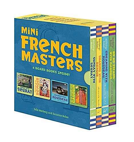 Mini French Masters Boxed Set: 4 Board Books Inside! (Books for Learning Toddler, Language Baby Book) (Hardcover)