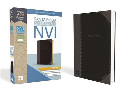 Santa Biblia Nvi, Ultrafina Compacta, Leathersoft, Negra (Leather)