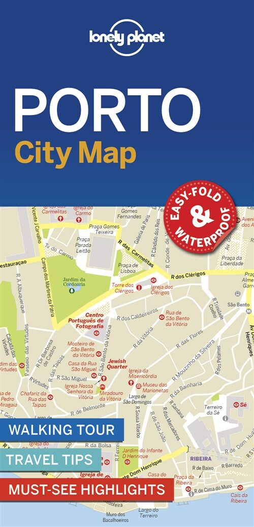 Lonely Planet Porto City Map (Folded)