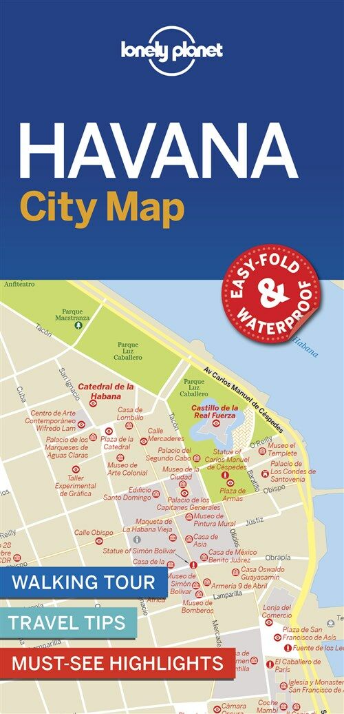 Lonely Planet Havana City Map (Folded)