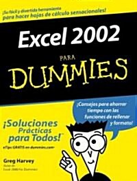 Excel 2002 Para Dummies (Paperback)