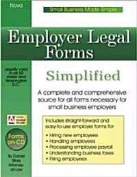 Employer Legal Forms Simplified (Paperback, CD-ROM)