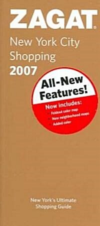 Zagat 2007 New York City Shopping (Paperback)