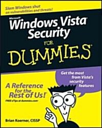 Windows Vista Security for Dummies (Paperback)