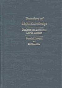 Frontiers of Legal Knowledge (Hardcover)