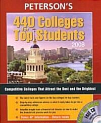 Petersons 440 Colleges for Top Students 2008 (Paperback, CD-ROM)