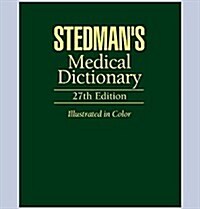 Stedmans Medical Dictionary (Hardcover, CD-ROM, 27th)