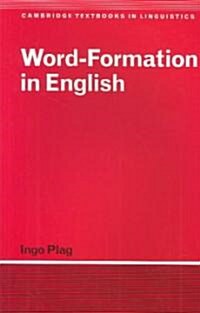 Word-Formation in English (Paperback)