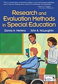 Research and Evaluation Methods in Special Education (Paperback)