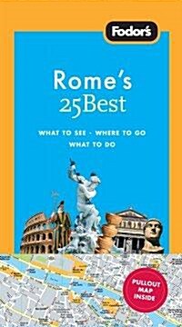 Fodors Romes 25 Best (Paperback, Map, 7th)