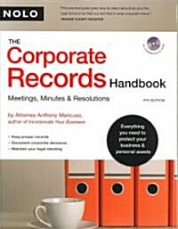 The Corporate Records Handbook (Paperback, CD-ROM, 4th)
