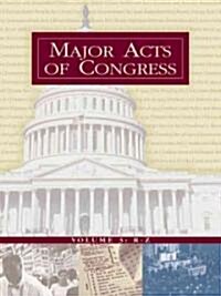 Major Acts of Congress (Hardcover)