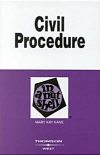 [중고] Civil Procedure in a Nutshell (Paperback, 5th)