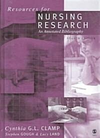 Resources for Nursing Research: An Annotated Bibliography (Hardcover, 4)