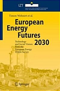 European Energy Futures 2030: Technology and Social Visions from the European Energy Delphi Survey (Hardcover)