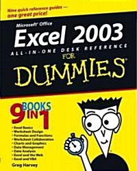 Excel 2003 All-In-One Desk Reference for Dummies (Paperback)