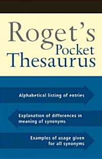 Rogets Pocket Thesaurus (Paperback)