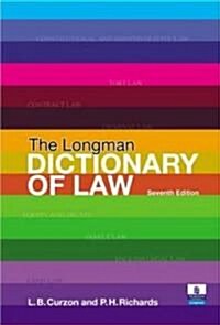 [중고] The Longman Dictionary of Law (Paperback, 7 Rev ed)