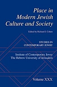 Place in Modern Jewish Culture and Society (Hardcover)