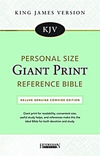 KJV Personal Size Giant Print Reference Bible Black (Genuine Leather): Deluxe Genuine Cowhide Edition (Leather)