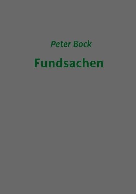 Fundsachen (Paperback)