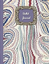 Bullet Journal - Marble Lilac Framed: 8.5x 11 Dot Grid 150 pages Paperback (Paperback)