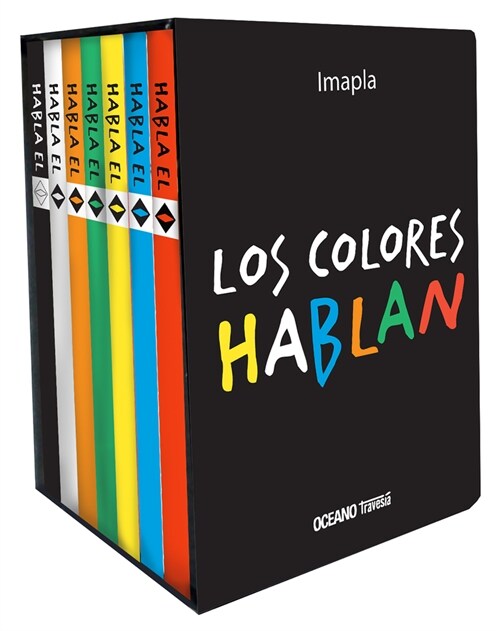 Los Colores Hablan (Cajita Con 7 Libros Pop-Up) (Hardcover)