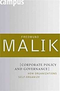[중고] Corporate Policy and Governance: How Organizations Self-Organize (Hardcover)