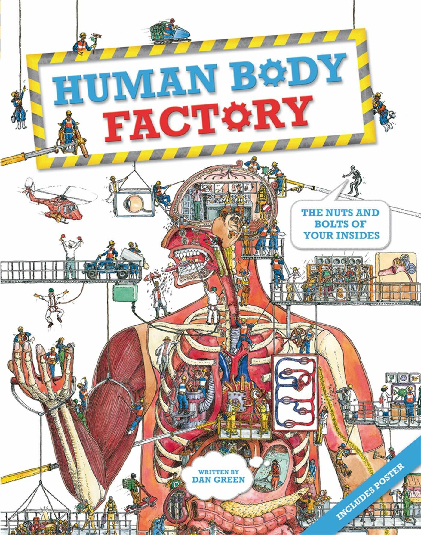 Human Body Factory [With Poster] (Hardcover)