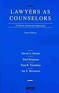Lawyers As Counselors (Paperback, 3rd)