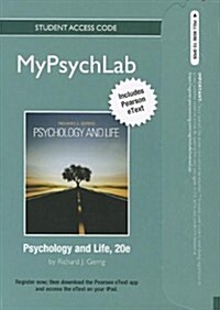 Psychology and Life MyPsychLab Standalone Access Code (Pass Code, 20th, Student)
