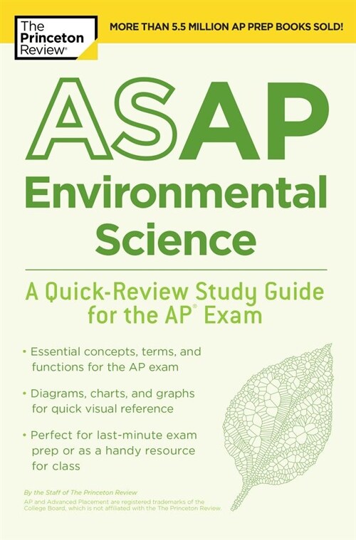 ASAP Environmental Science: A Quick-Review Study Guide for the AP Exam (Paperback)