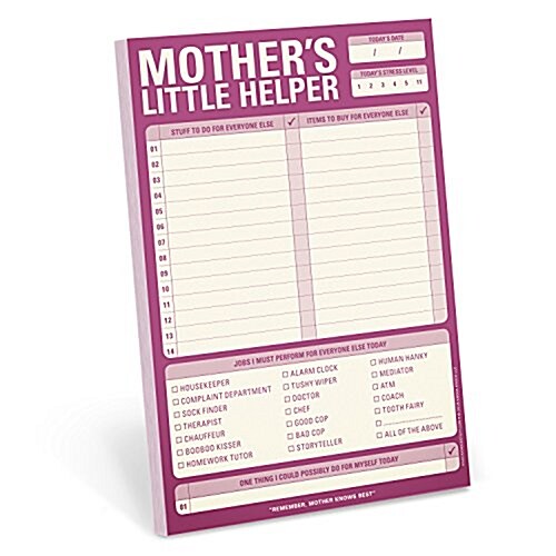 Knock Knock Mothers Little Helper Pad (STY, NPD)