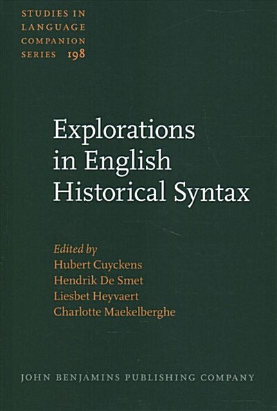 Explorations in English Historical Syntax (Hardcover)