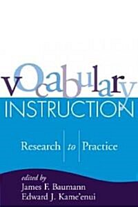 Vocabulary Instruction (Paperback)