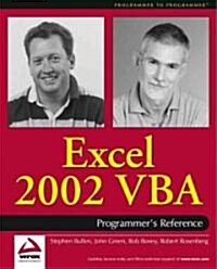 Excel 2002 Vba Programmers Reference (Paperback)