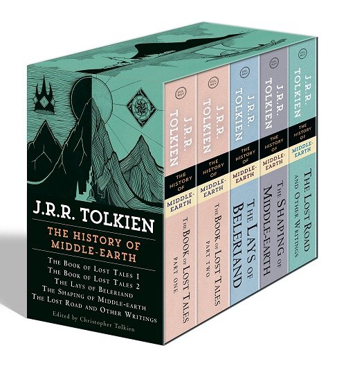 [중고] The History of Middle-Earth 5-Book Boxed Set: The Book of Lost Tales 1, the Book of Lost Tales 2, the Lays of Beleriand, the Shaping of Middle-Ea (Paperback)