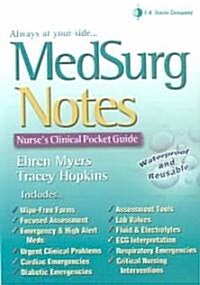 Medsurg Notes (Paperback, Spiral)