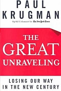 [중고] The Great Unraveling (Hardcover, 1st)