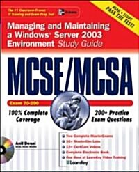 McSe/McSa Managing and Maintaining a Windows Server 2003 Environment Study Guide (Exam 70-290) (Paperback, Compact Disc)