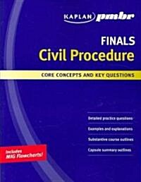 Kaplan Pmbr Finals Civil Procedure (Paperback)