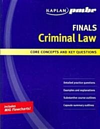 Kaplan pmbr Finals Criminal Law (Paperback)