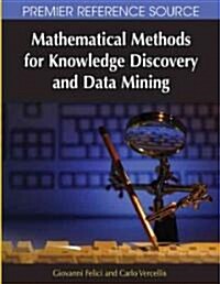 Mathematical Methods for Knowledge Discovery and Data Mining (Hardcover)