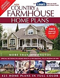 New Country & Farmhouse Home Plans (Paperback)
