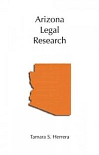 Arizona Legal Research (Paperback)