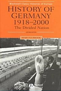 History of Germany 1918-2000 (Paperback, 2nd)