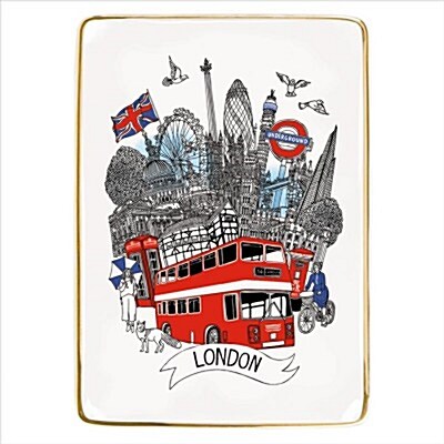 London Medium Porcelain Tray (Other)