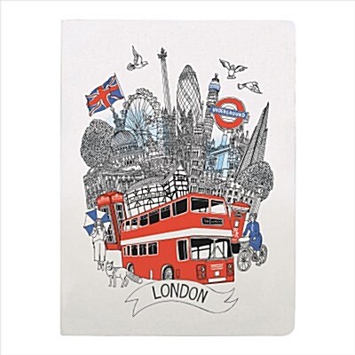 London Handmade Silkscreened Journal (Other)