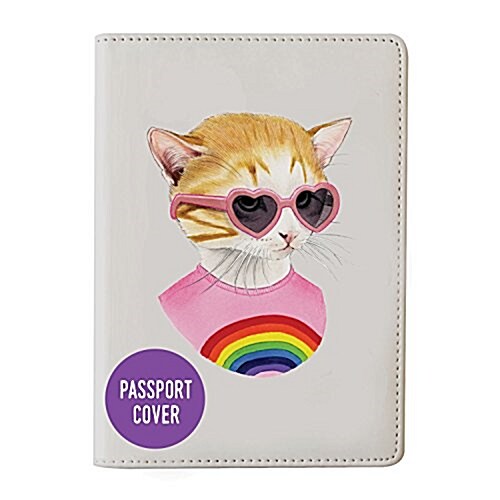 Berkley Bestiary Rainbow Kitten Passport Cover (Other)