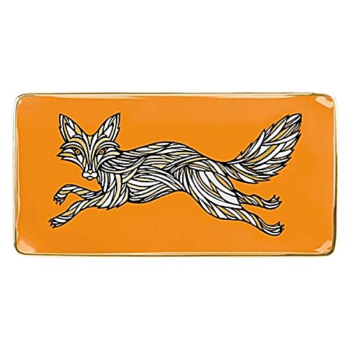 Patch NYC Fox Rectangle Porcelain Tray (Other)